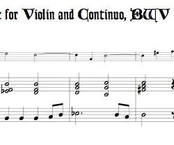 BWV 1026 Fugue