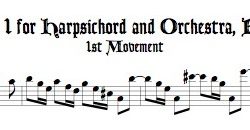 Concerto No. 1 BWV 1052 Recorder Pts.