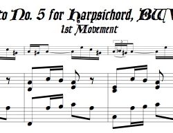 Concerto No. 5, BWV 1056