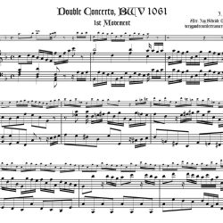 BWV 1061 complete