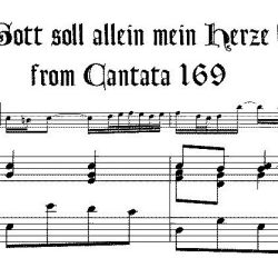 Aria, “Gott soll allein mein Herze haben” from Cantata 169