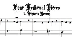 Set of 24 Duets from Mediæval to Mahler, primarily for soprano & alto recorders