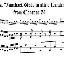 Cantata “Jauchzet Gott in allen Landen” BWV 51