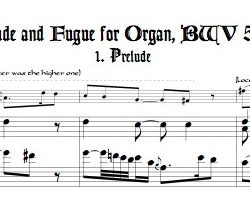 Bach Prélude from BWV 544