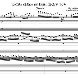 Toccata Adagio and Fugue, BWV 564