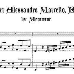 Bach Concerto after Alessandro Marcello, BWV 974
