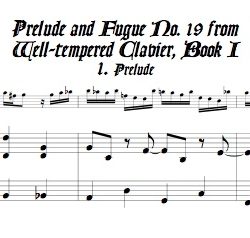 Prélude and Fugue No. 19, BWV 864