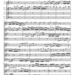 Fugue No. 17, BWV 886. from Book II, arr. for SATB recorders