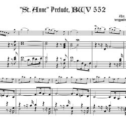 “St. Anne” Prélude, BWV 552