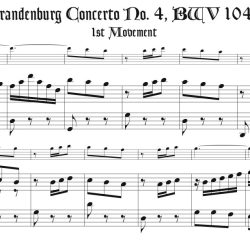 Brandenburg Concerto No. 4