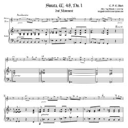 CPE Bach Andante