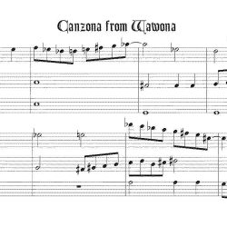 Canzona from Wawona