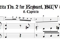 Capriccio from Partita No. 2, BWV 826