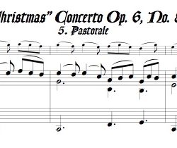 Pastorale from “Christmas” Concerto