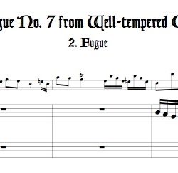 Fugue No. 7, BWV 852/2