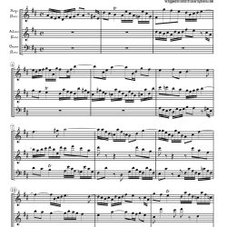 Fugue No. 7, BWV 852/2 Trio In C