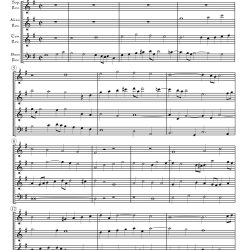 Fugue No. 9, arr. for SATB recorders