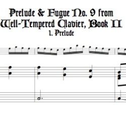 Prélude and Fugue No. 9, BWV 878