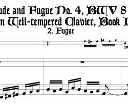 Fugue No. 4, BWV 873/2