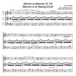 Recorder Trio on Gretchen am Spinnrade