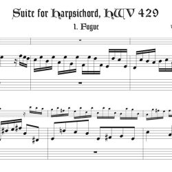 Fugue from Suite for Harpsichord HWV 429