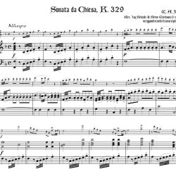 Sonata da Chiesa K. 329