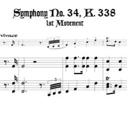 Symphony No. 34, K. 338