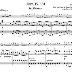 Mozart K. 381