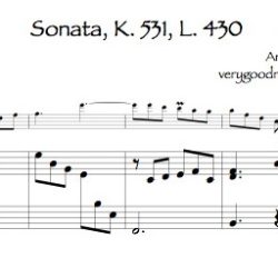 Sonata K. 531, L. 430, P. 535, for alto in F, with optional switch to alto in Eb