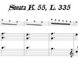 Sonata K. 55, L. 335, P. 117