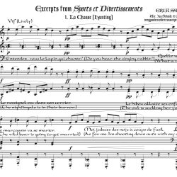 Satie Sports Excerpts