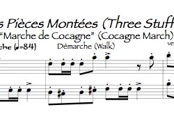 “Marche de Cocagne” from *3 Petites Pièces montées*, arr. for alto & tenor recorders