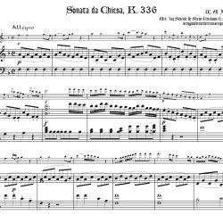 Sonata da Chiesa, K. 336