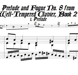 Prélude and Fugue No. 8 BWV 877