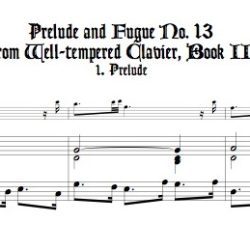 Prélude No. 13, BWV 882/1