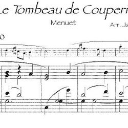 “Menuet” from Ravel‘s *Tombeau de Couperin*