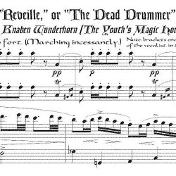“Revelge”, from *Des Knaben Wunderhorn*, arr. for alto & tenor recorders