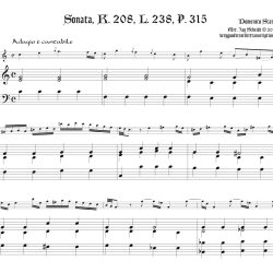 Scarlatti, K. 208