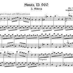 SchubertD960ScherzoDuet