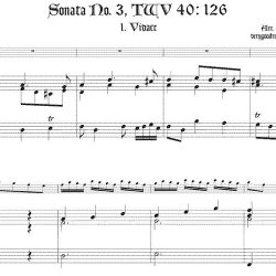 Sonata (Duet) TWV 40:126