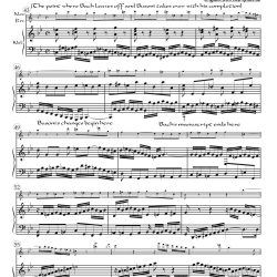 Fantasia & Fugue, BWV 906, with a completion by F. Busoni