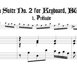 Bourrée I & II—d minor version