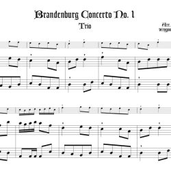 Trio from Brandenburg Concerto No. 1 BWV 1046