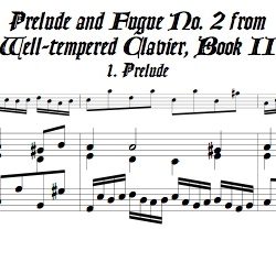 Prélude and Fugue No. 2, BWV 871