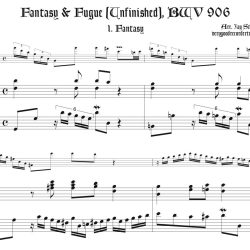 Fantasia & Fugue, BWV 906