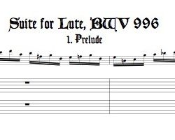 Suite, BWV 996