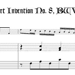 2-part Invention No. 8, BWV 779