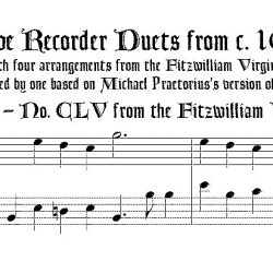 Three Duet Sets (Mostly from the British Isles) for soprano & alto recorders