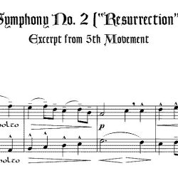 Recording of Symphony #2 excerpt