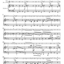 Scherzo from Symphony No. 1, version in Bb major